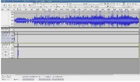 Figura 1: Audacity: herramienta para editar au- dio