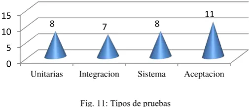 Fig. 11: Tipos de pruebas 
