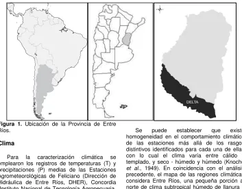 Figura 2. Regiones climáticas. 