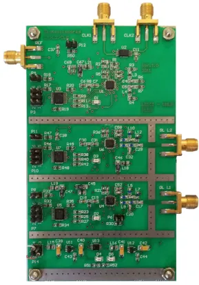 Figura 4.17: Sintetizador de frecuencias completamente ensamblado (vista superior).