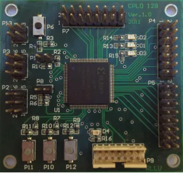 Figura 4.18: Placa de programaci´on (vista superior).