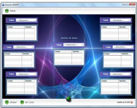 Figura 2. Pantalla de Mapeo de Datos 