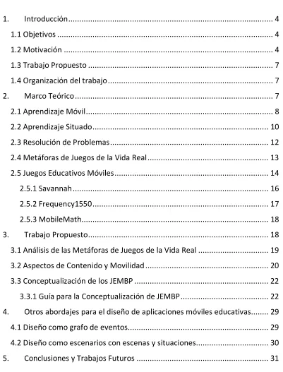 Tabla de contenido 