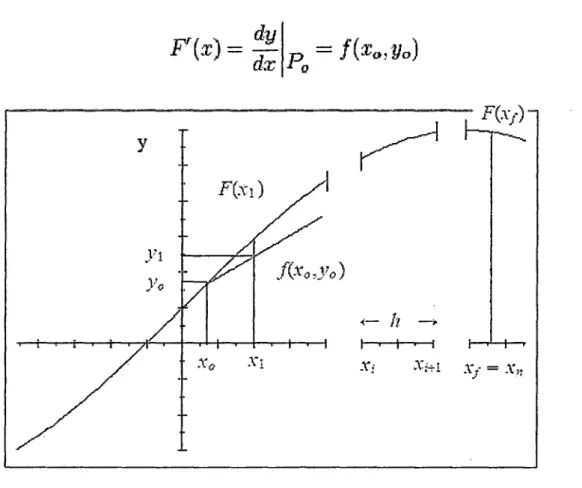 Figura 4.1.9. Representación gráfica del método de Euler 