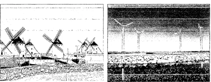 Fig. 1-1  Turbina Eólica  Fig. 1-2 Molino de viento 