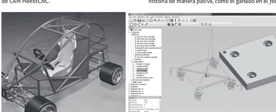 Figura 7. Captura de pantalla de 3D Printing Toobox (Blender) y de OpenSCAD