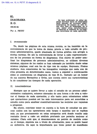 Diversos Tipos De Diagramas B. Gr. Para Estudio De Procesos Administrativos