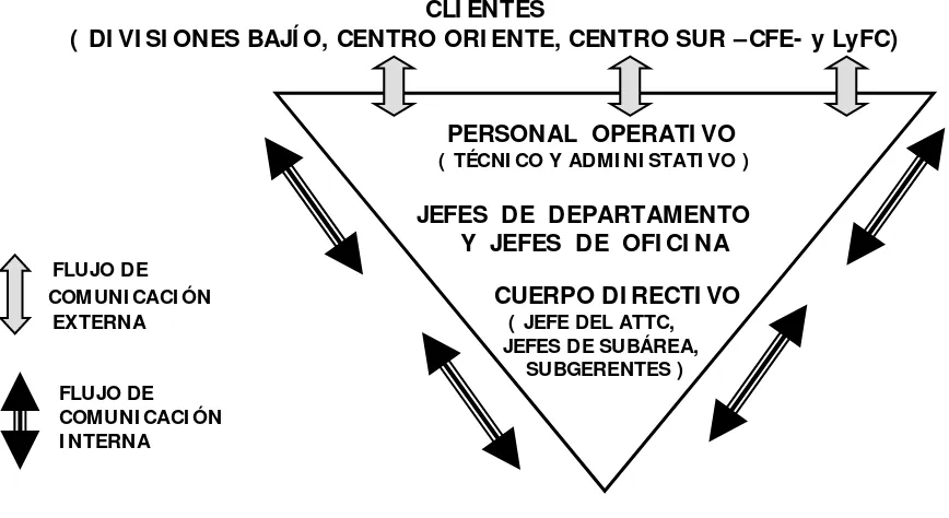 Figura 4.5 )     Estructura organizacional de dos vías 