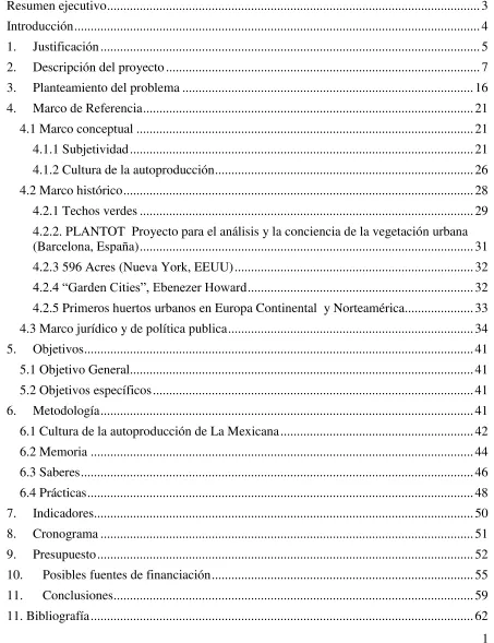 Tabla de contenido 