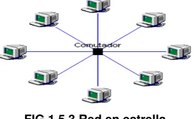 FIG 1.5.3 Red en estrella. 