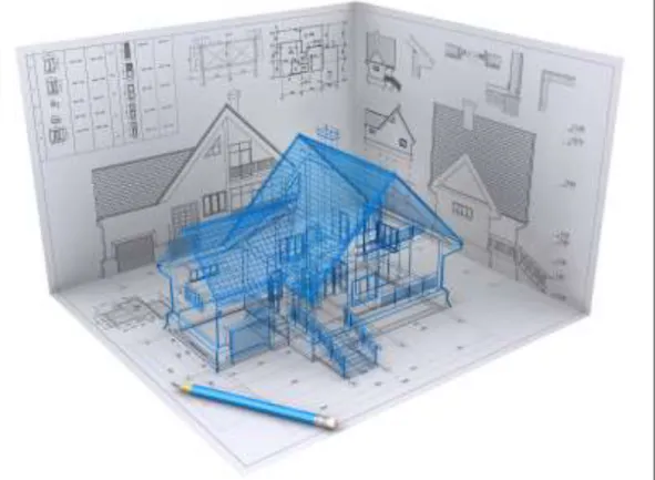 Figura Nº 3.02: Construcción 3D basado en planos 2D. 