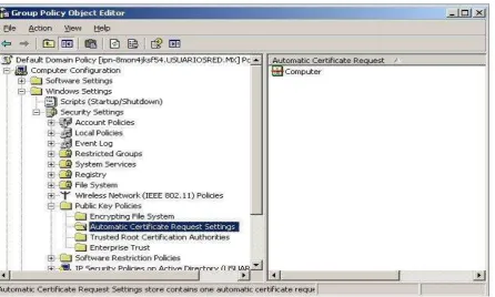 Fig. 25. Tipo de certificado a seleccionar.   