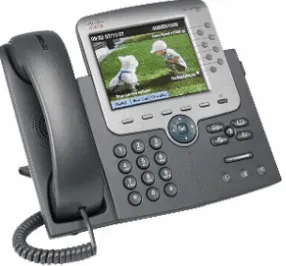 Fig. 3.6.- Telefonía para comunicación de voz IP, código cíclico en su interior. 