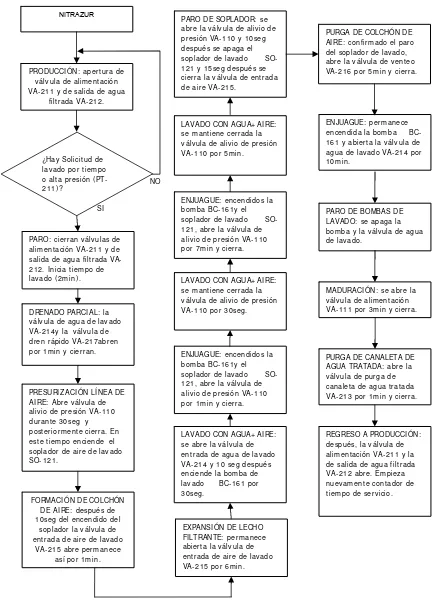 Figura 37. Diagrama de flujo de nitrazur 