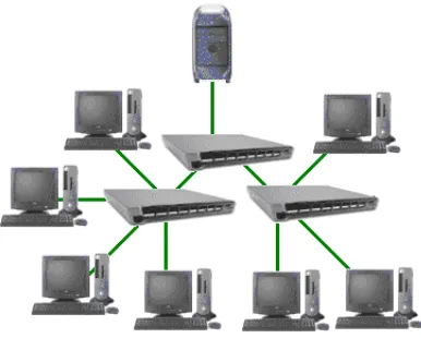 Figura 1.11.- Ejemplo de Topología en árbol 