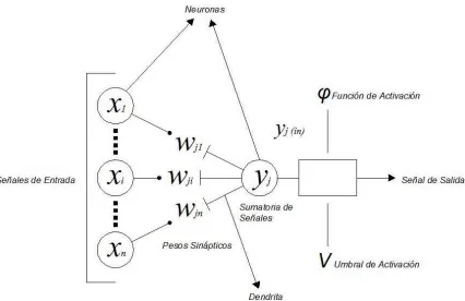 Fig. 3. Esquema de una Neurona Artificial. 