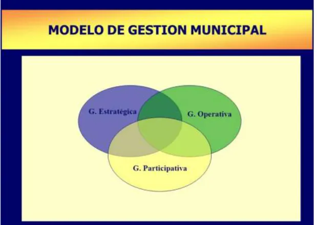 Fig. N o  2.4.3 :  Modelo de Gestión Municipal Integrada 