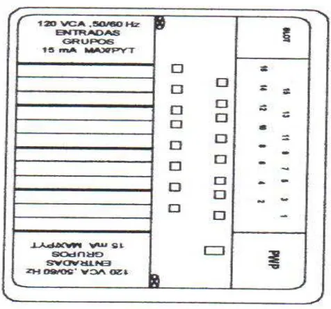 Figura 11. Modulo de entradas discretas 