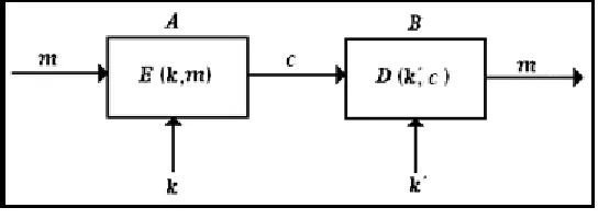 Fig. 1.4 Estructura de un criptosistema. 