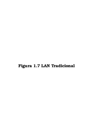 Figura 1.7 LAN Tradicional 