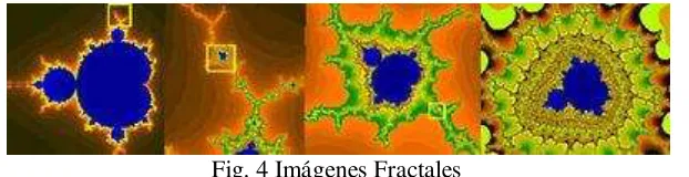 Fig. 4 Imágenes Fractales 