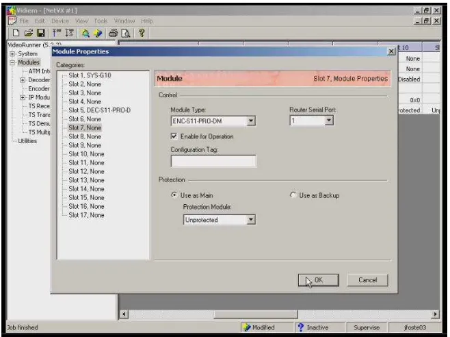 Figura 3.14  Habilitar Encoder para su puesta en operación. 