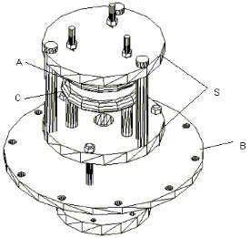 Figura 3.3 Diseño del capacitor vista frontal las acotaciones están en milímetros. 