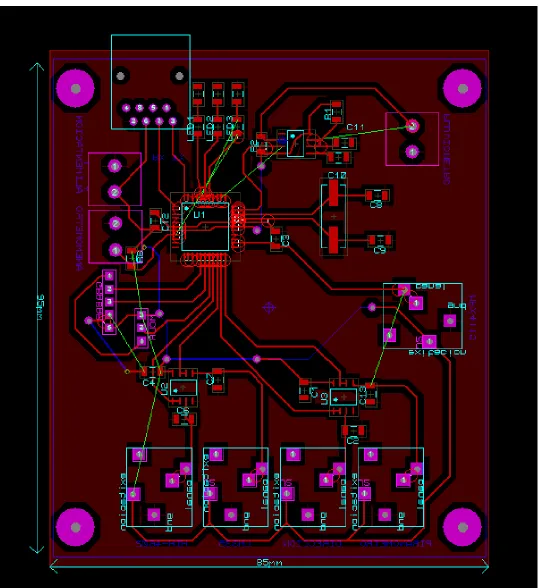 Figura 24. Diseño del PCB. 