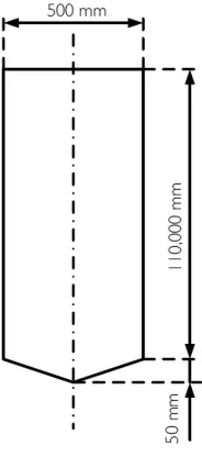 Figura 10 Dimensiones de los cilindros de lavado 