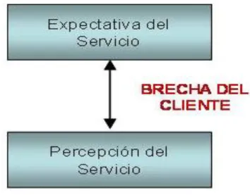 Figura 2. Brecha del Cliente 