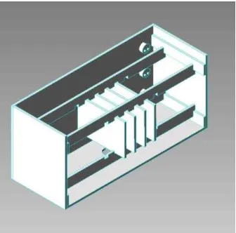 Figura 3.9 Adecuación para el alojamiento de los electrodos en el reactor electroquímico