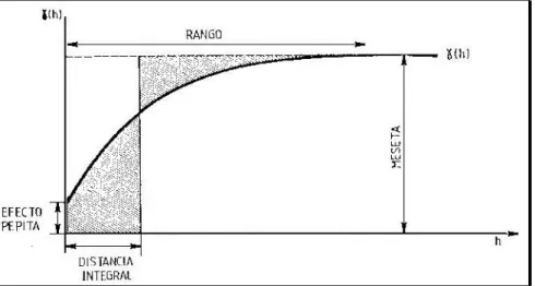 Figura 2. 2  Parámetros del semivariograma