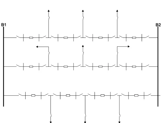 Figura 13. Configuración en interruptor y tres cuartos 