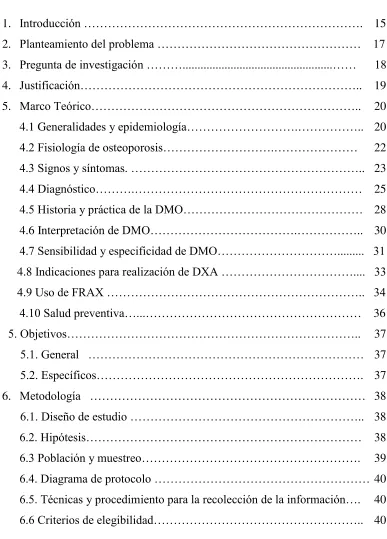Tabla de contenido 
