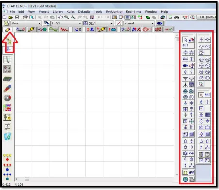 FIGURA 5.13 Barra de elementos del ETAP Powering success. 