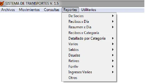 Figura 41: Modulo Reportes 