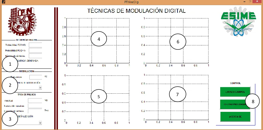 Figura. 4.2.1. Aplicación desarrollada en Matlab. 