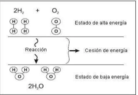 Figura 6. Estados de la energía química 