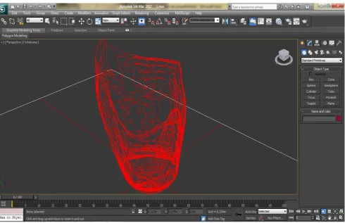 Fig. III.14 Vista lateral derecha/ Autodesk 3D Max Studio 2012 Windows 7 64 bits. 