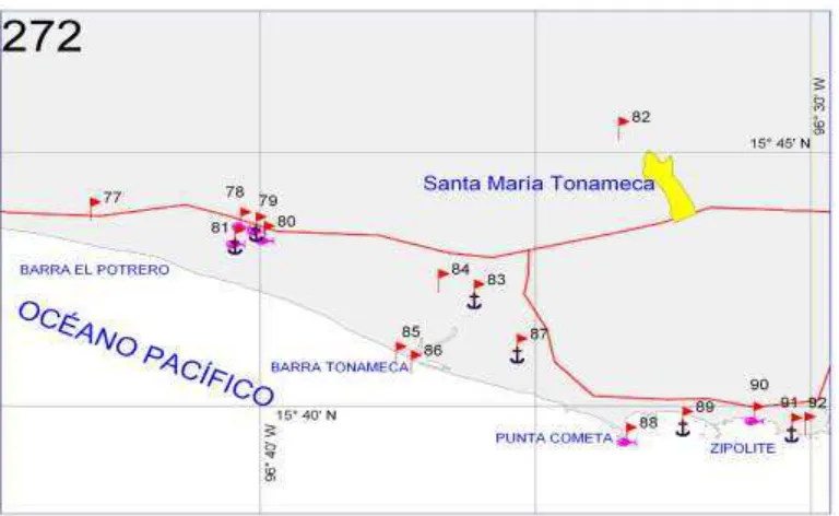 Tabla 35Localidades del Mapa 272.