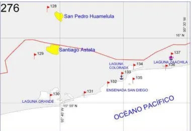 Tabla 39Localidades del Mapa 276.