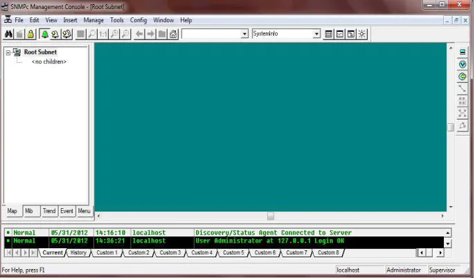 Fig. 4.10. Pantalla para ingreso de dirección IP en el programa SNMPc 