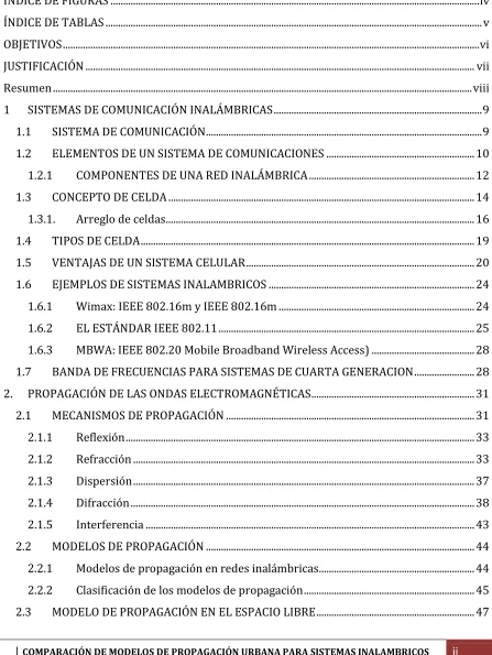 Tabla de contenido 