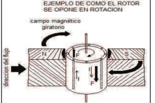 Figura 1.3 Ejemplo de cómo el rotor se opone en rotacion 