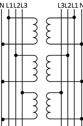 Figura 1. 4 Diagrama De Transformador Trifásico 