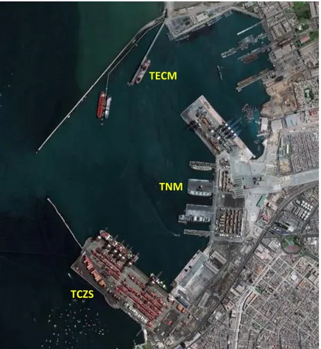 Figura 2: Rada interior del puerto del Callao. Fuente: Autoridad Portuaria Nacional  