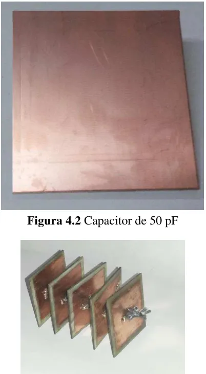 Figura 4.2 Capacitor de 50 pF 