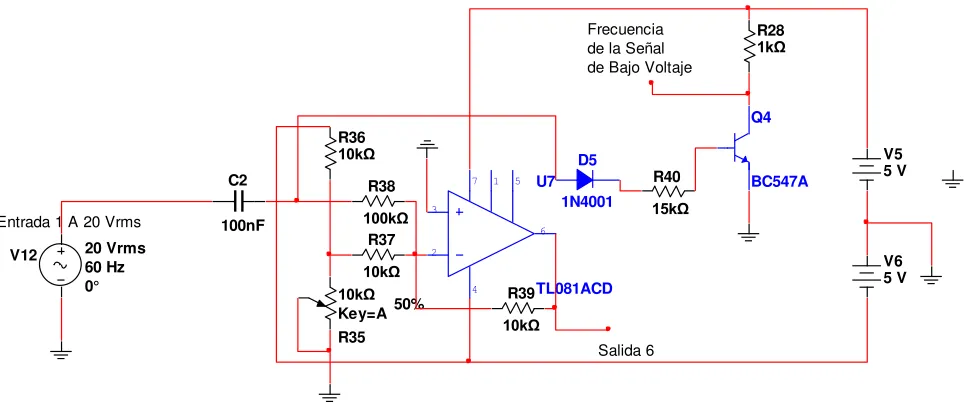 Fig. 68: Diagrama eléctrico, para entrada de señal externa entre 3 y 20     
