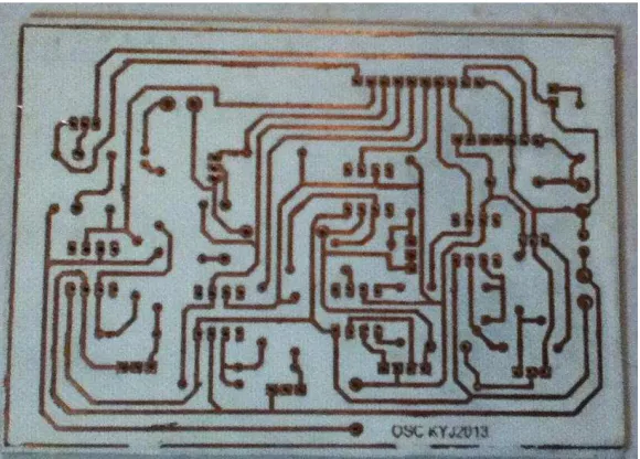 Fig. 71: Diseño de las pistas del PCB del prototipo. 
