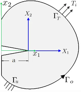 Figura 3.8: Ubicaci´on y orientaci´on del nuevo sistema coordenado X1, X2.